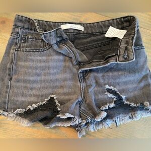KanCan black jean shorts size 0/23